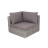 &quot;Лунго&quot; модуль диванный угловой с подушками, цвет серый (гиацинт)