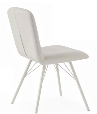 Стул EMMA CB/1662-SK mt.P94 Matt Optic white/ S92 Skuba Optic White — New Style of Furniture