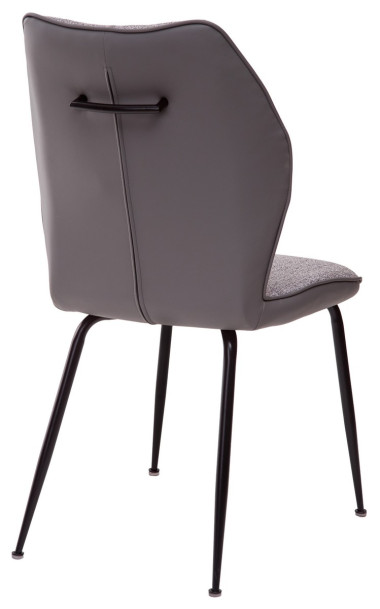 Стул BERLIN антрацитовый меланж FC09/ серый #611, экокожа М-City — New Style of Furniture