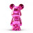 Статуэтка Lucky Bear (Bearbrick) IST-014, 28 см, розовый глянцевый