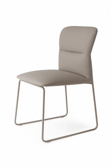 Стул FRIDA CB/1806-SK  MT.P176 MATT TAUPE/  SKUBA S95 TAUPE — New Style of Furniture