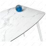 Столы Эмма белый мрамор / белый фото 2 — New Style of Furniture