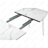 Столы Эмма белый мрамор / белый фото 4 — New Style of Furniture