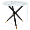 Стеклянные столы Rock white / black фото 6 — New Style of Furniture