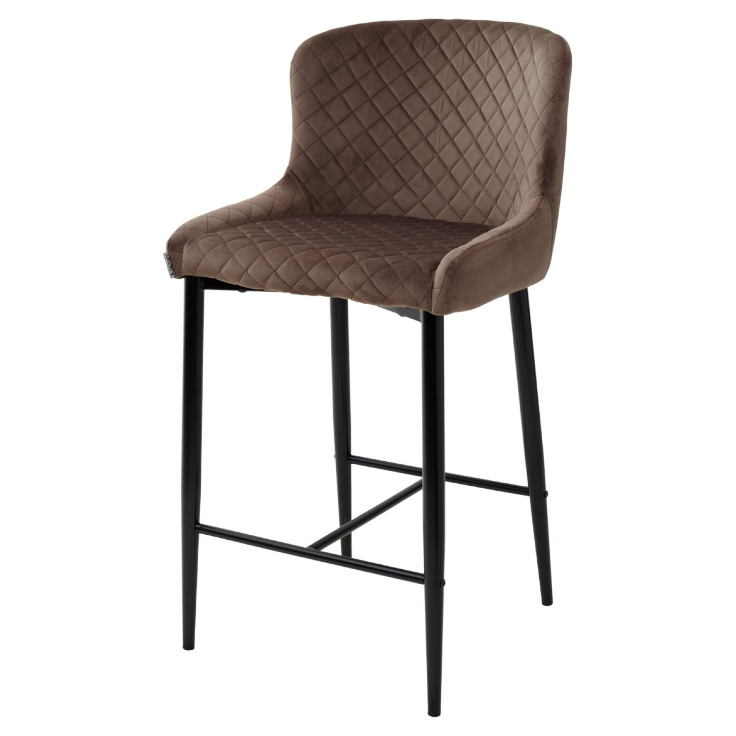 Барные стулья Полубарный стул ARTEMIS BLUVEL-38 LATTE (H=65cm), велюр М-City фото 1 — New Style of Furniture