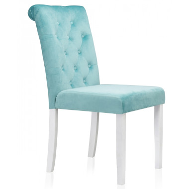 Amelia white / fabric tiffany — New Style of Furniture