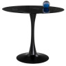 Стеклянные столы Tulip 90 black фото 4 — New Style of Furniture