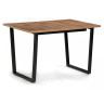 Деревянные столы Лота Лофт 120 25 мм дуб делано темный / черный матовый фото 1 — New Style of Furniture