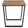 Деревянные столы Лота Лофт 120 25 мм дуб делано темный / черный матовый фото 4 — New Style of Furniture