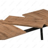Деревянные столы Лота Лофт 120 25 мм дуб делано темный / черный матовый фото 5 — New Style of Furniture
