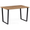 Деревянные столы Лота Лофт 120 25 мм дуб делано темный / черный матовый фото 11 — New Style of Furniture