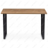 Деревянные столы Лота Лофт 120 25 мм дуб делано темный / черный матовый фото 12 — New Style of Furniture
