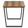 Деревянные столы Лота Лофт 120 25 мм дуб делано темный / черный матовый фото 13 — New Style of Furniture