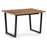 Деревянные столы Лота Лофт 120 25 мм дуб делано темный / черный матовый фото 18 — New Style of Furniture