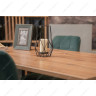 Деревянные столы Лофт 140 25 мм дуб делано темный / черный матовый фото 6 — New Style of Furniture