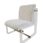 Кресло Манхэттен MH39CH, 60x73x81 см, белый с принтом