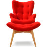 Лаунж кресла DC-917 красный / светлое дерево фото 2 — New Style of Furniture
