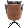 Лаунж кресла DC-1565G серый / коричневый фото 6 — New Style of Furniture