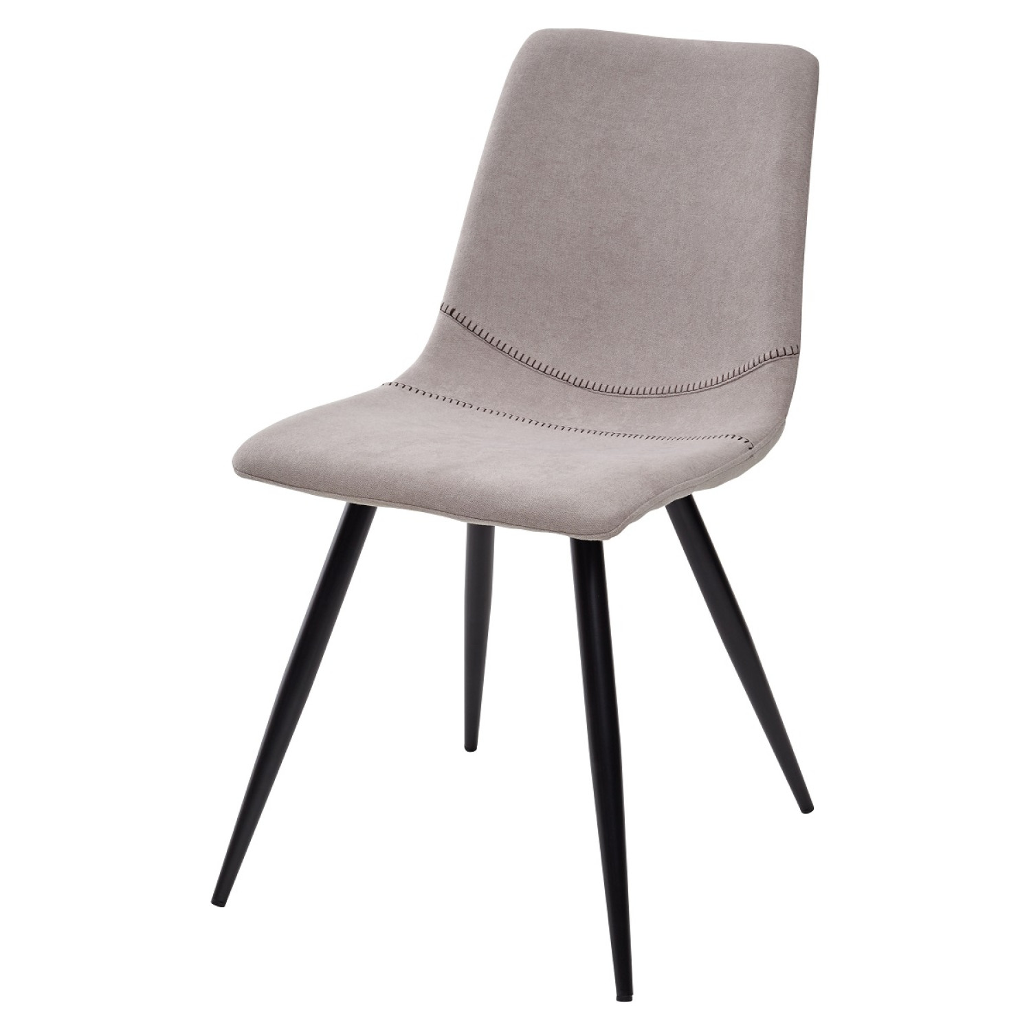 Металлические стулья Стул PADOVA UF860-06B серо-бежевый, ткань М-City фото 1 — New Style of Furniture