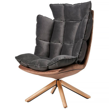 DC-1565С серый / коричневый лаунж кресло — New Style of Furniture