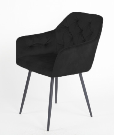 Стул PERU BLUVEL-19 BLACK, велюр M-City — New Style of Furniture