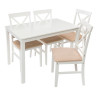 Обеденные группы Chili (стол и 4 стула) buttermilk / beige фото 3 — New Style of Furniture