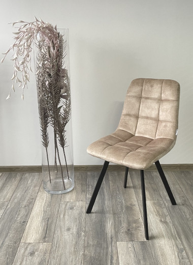 Стул CHILLI SQUARE PK6015-10(VBP210) античный бежевый, велюр М-City — New Style of Furniture