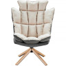 Лаунж кресла DC-1565С бежевый / серый фото 3 — New Style of Furniture