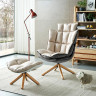 Лаунж кресла DC-1565С бежевый / серый фото 1 — New Style of Furniture