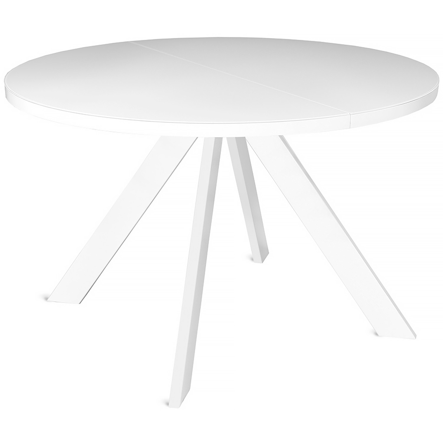 Обеденные столы DANTON-120D.WH экстабелый / белый фото 1 — New Style of Furniture
