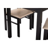 Обеденные группы Bahamas (стол и 4 стула) cappuccino / cream фото 6 — New Style of Furniture