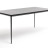 &quot;Малага&quot; обеденный стол из HPL 160х80см, цвет &quot;серый гранит&quot;, каркас черный