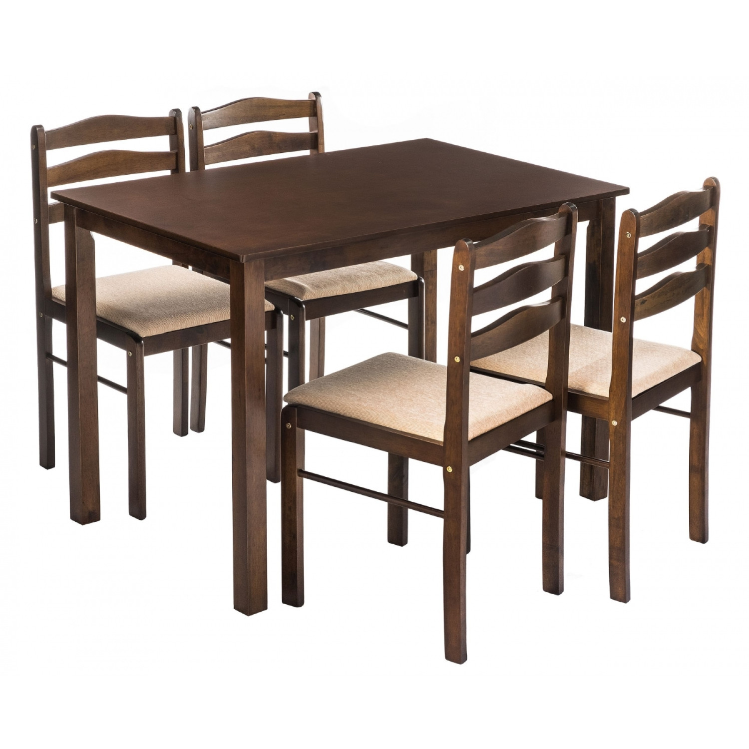 Обеденные группы Starter (стол и 4 стула) oak / beige фото 1 — New Style of Furniture