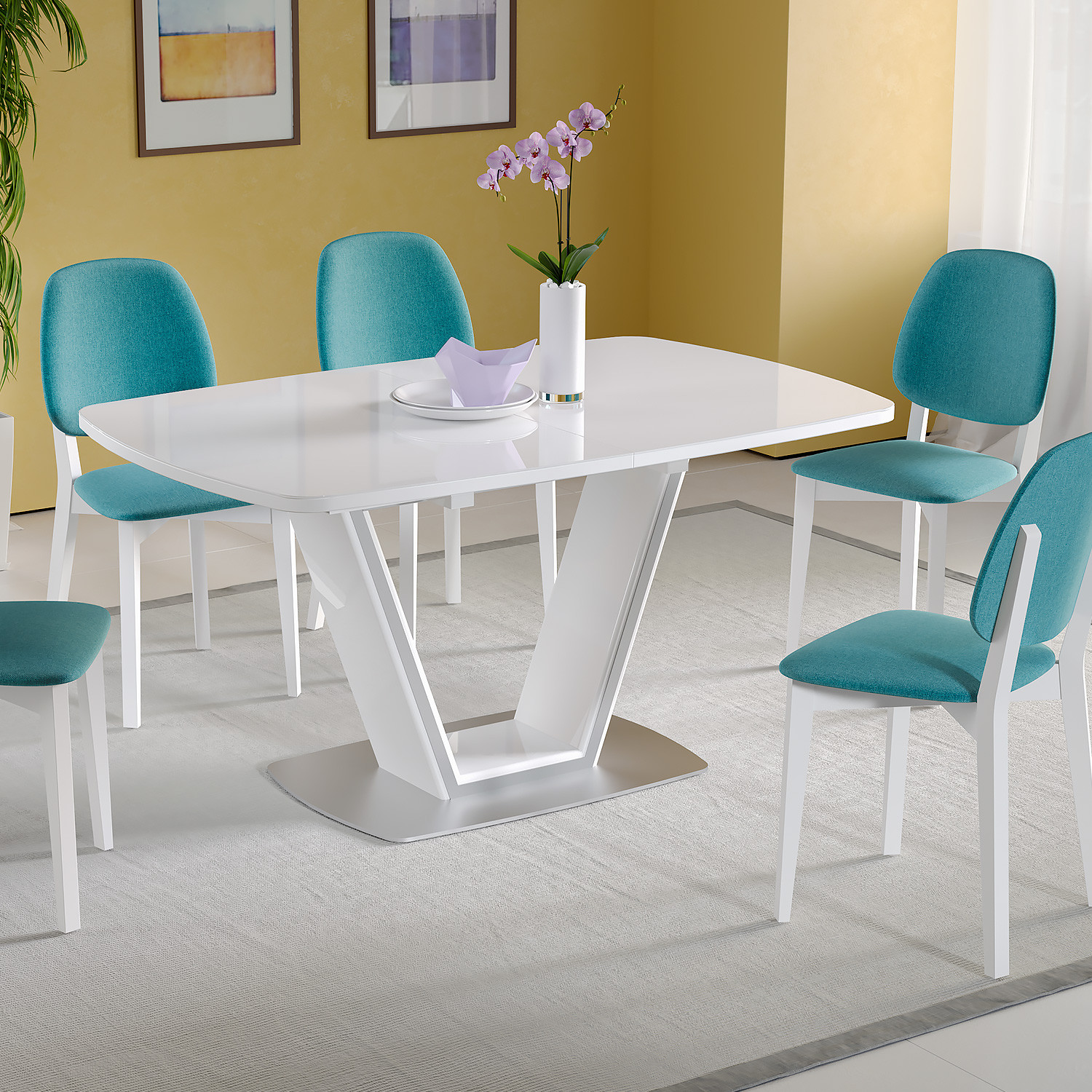Обеденные столы SAMURAI-150 белый фото 1 — New Style of Furniture