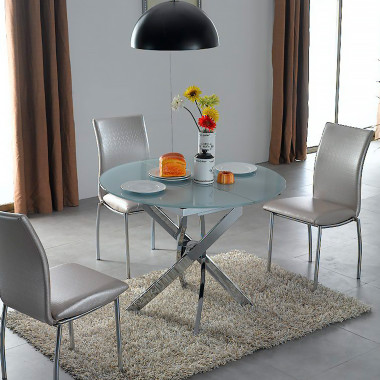 Круглый стол B2303 белый — New Style of Furniture