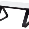 Обеденные столы Стол Вильям 180 Белый мрамор, стекло / черный каркас, М-City фото 1 — New Style of Furniture