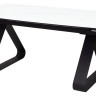 Обеденные столы Стол Вильям 180 Белый мрамор, стекло / черный каркас, М-City фото 4 — New Style of Furniture