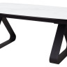 Обеденные столы Стол Вильям 180 Белый мрамор, стекло / черный каркас, М-City фото 5 — New Style of Furniture