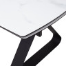 Обеденные столы Стол Вильям 180 Белый мрамор, стекло / черный каркас, М-City фото 7 — New Style of Furniture
