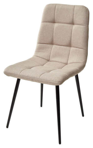 Стул ДИЛАН, цвет кремовый, ткань / черный каркас М-City — New Style of Furniture