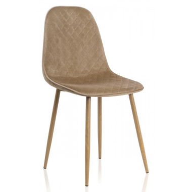 Capri dark beige / wood — New Style of Furniture