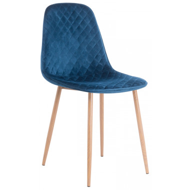 Capri dark blue / wood — New Style of Furniture
