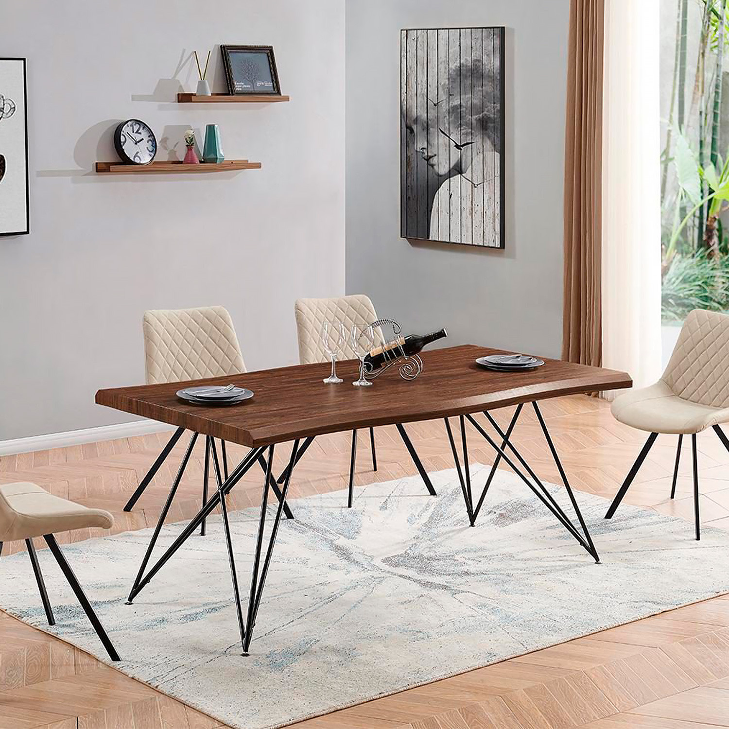 Обеденные столы T-1078 орех фото 1 — New Style of Furniture