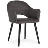 Import.categories_WOODVILLE Апри микровелюр графитовый / черный глянец фото 1 — New Style of Furniture