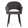 Import.categories_WOODVILLE Апри микровелюр графитовый / черный глянец фото 2 — New Style of Furniture