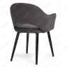 Import.categories_WOODVILLE Апри микровелюр графитовый / черный глянец фото 4 — New Style of Furniture