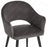 Import.categories_WOODVILLE Апри микровелюр графитовый / черный глянец фото 5 — New Style of Furniture