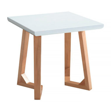 Деревянный стол J1692С белый / светлое дерево — New Style of Furniture