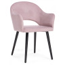 Import.categories_WOODVILLE Апри микровелюр розовый / черный глянец фото 1 — New Style of Furniture