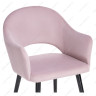 Import.categories_WOODVILLE Апри микровелюр розовый / черный глянец фото 5 — New Style of Furniture